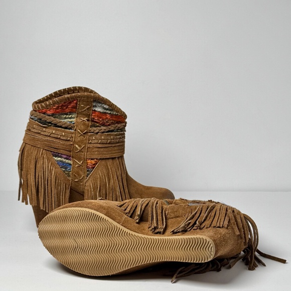 Naughty Monkey Canyon Dream Western Ankle Bootie Women's Sz 9 - Picture 9 of 10